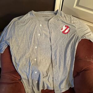 Ghostbusters S Baseball Jersey Shirt Button 84 Lootcrate T-shirt L